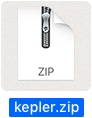 kepler zip download